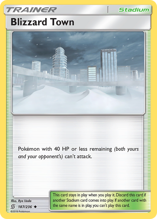 Blizzard Town 187/236 Uncommon | Unified Minds | Pokemon Card