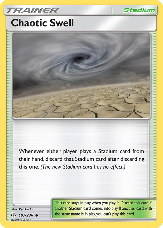 Chaotic Swell 187/236 Uncommon | Cosmic Eclipse | Pokemon Card