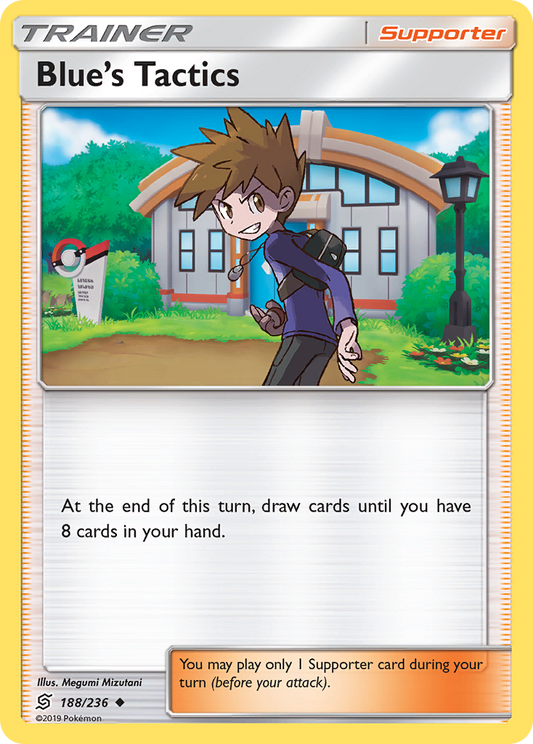 Blue's Tactics 188/236 Uncommon | Unified Minds | Pokemon Card