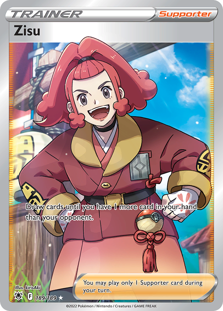 Zisu 189/189 Rare Ultra | Astral Radiance | Pokemon Card