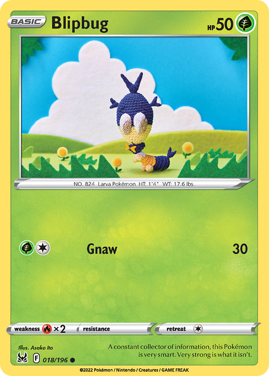 Blipbug 18/196 Common | Lost Origin | Pokemon Card