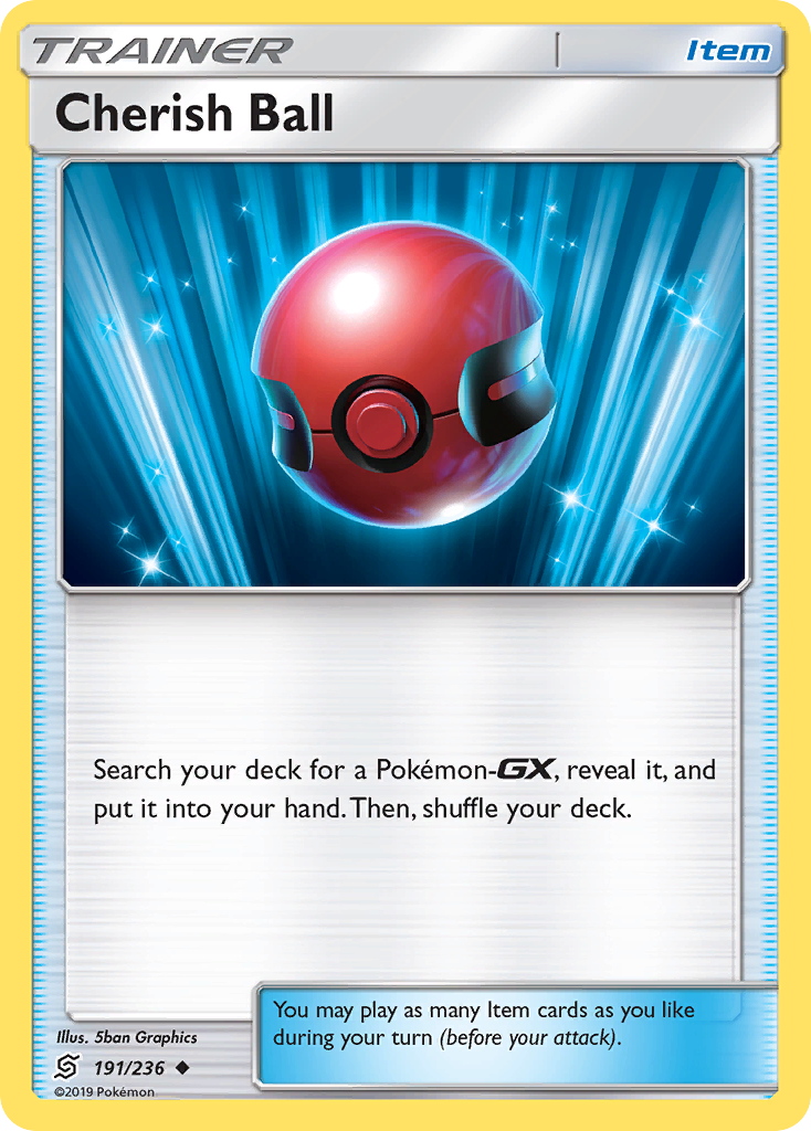 Cherish Ball 191/236 Uncommon | Unified Minds | Pokemon Card