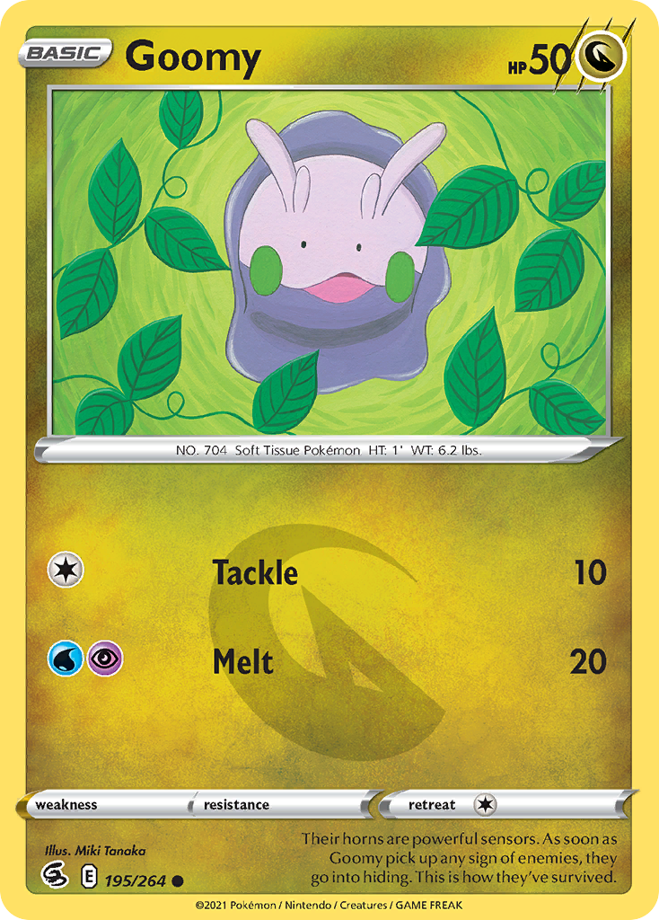 Goomy 195/264 Common | Fusion Strike | Pokemon Card