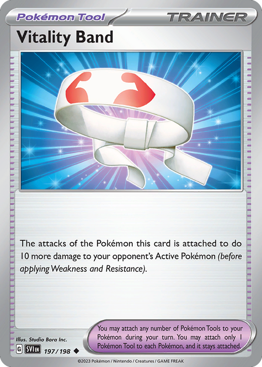 Vitality Band 197/198 Uncommon | Scarlet & Violet | Pokemon Card