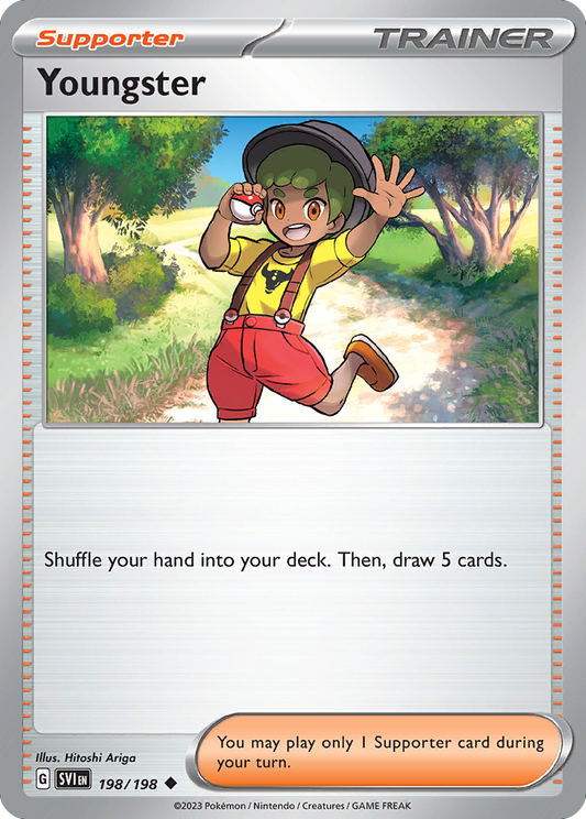 Youngster 198/198 Uncommon | Scarlet & Violet | Pokemon Card