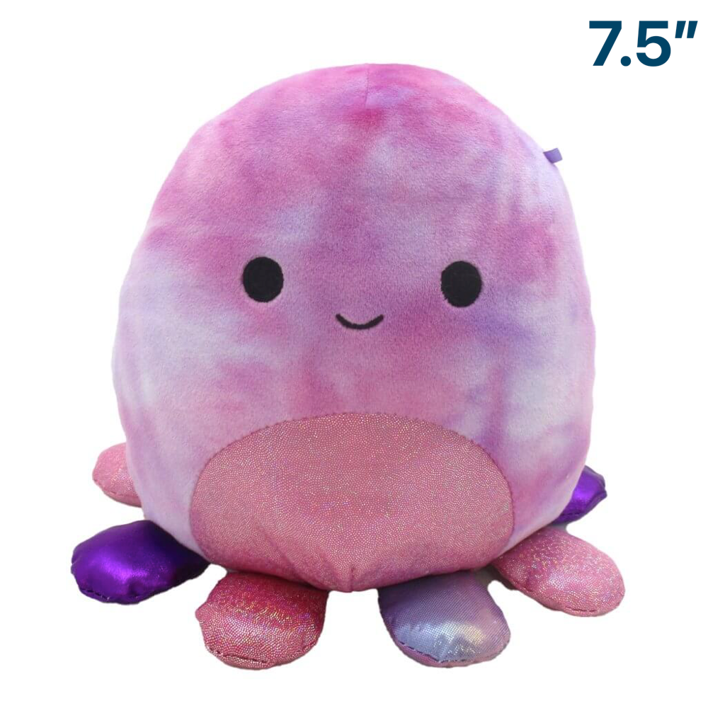 Tie-Dye Octopus ~ 7 - 7.5" inch Squishmallows ~ Summer Sealife Squad ~ In Stock!