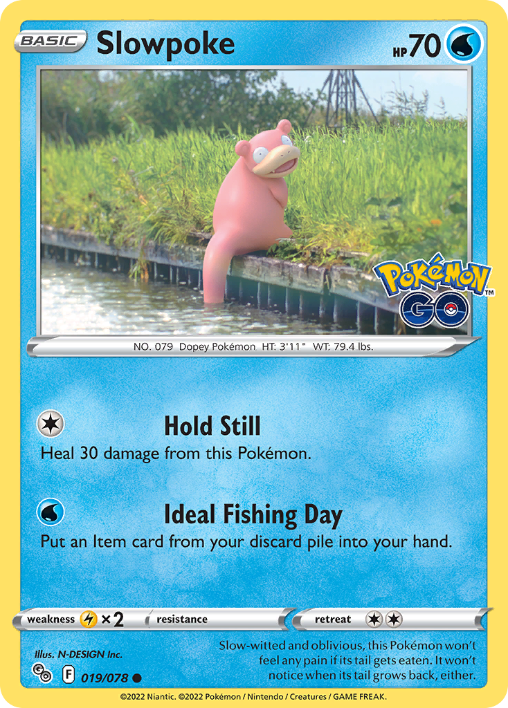 Slowpoke 19/78 Common | Pokémon GO | Pokemon Card