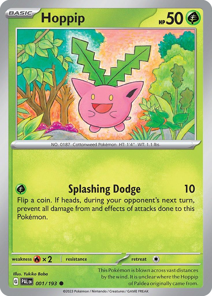 Hoppip 1/193 Common | Paldea Evolved | Pokemon Card