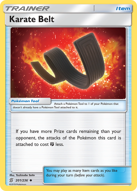 Karate Belt 201/236 Uncommon | Unified Minds | Pokemon Card