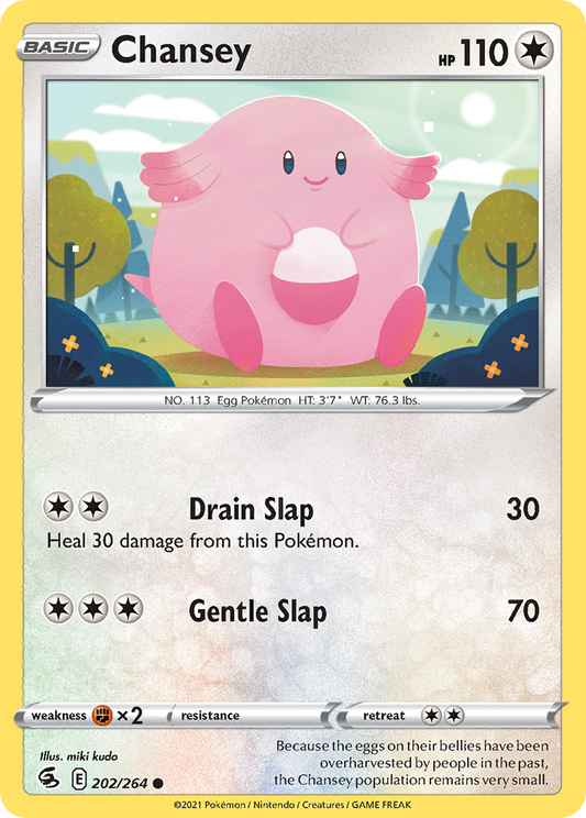 Chansey 202/264 Common | Fusion Strike | Pokemon Card