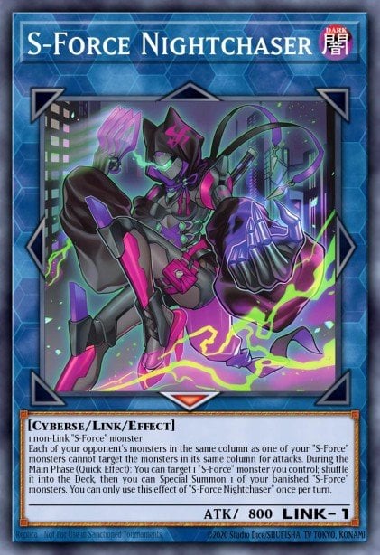 SForce Nightchaser - CYAC-EN050 Super Rare | Yu-Gi-Oh! Card