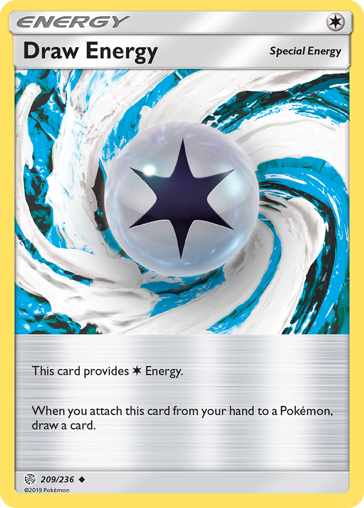 Draw Energy 209/236 Uncommon | Cosmic Eclipse | Pokemon Card