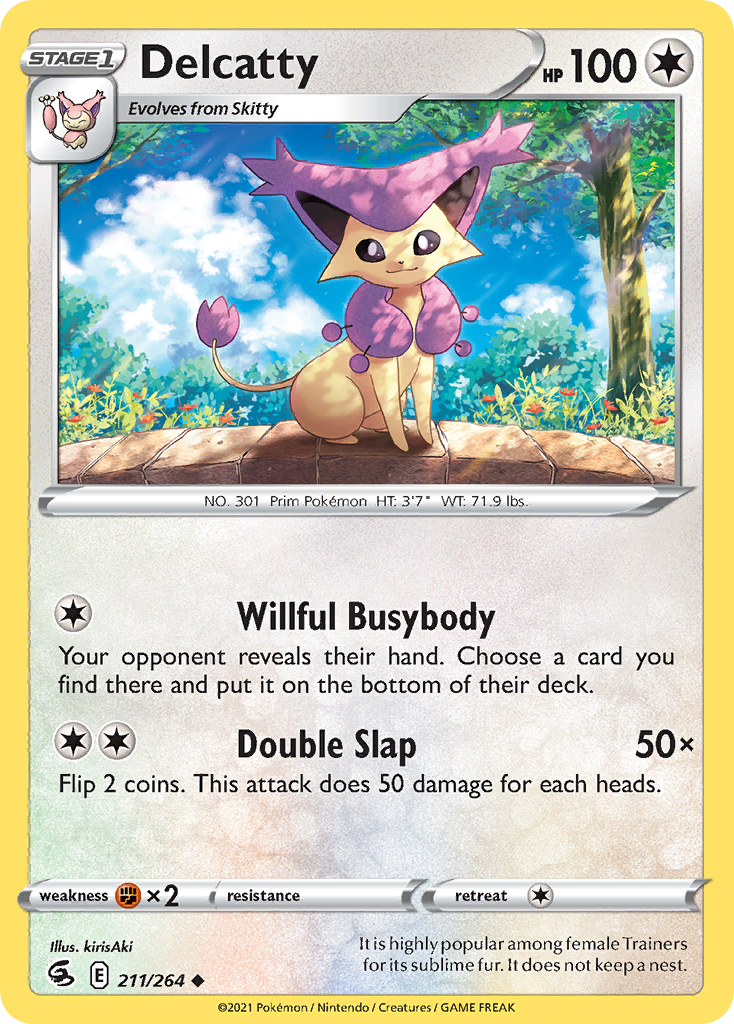 Delcatty 211/264 Uncommon | Fusion Strike | Pokemon Card