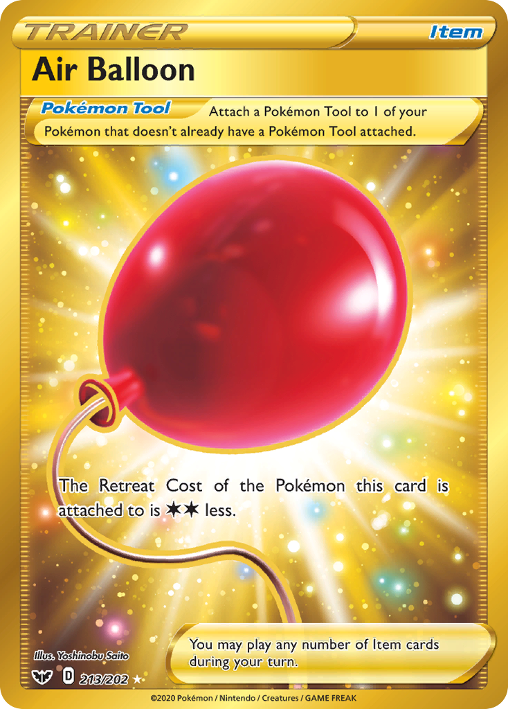 Air Balloon 213/202 Rare Secret | Sword & Shield | Pokemon Card