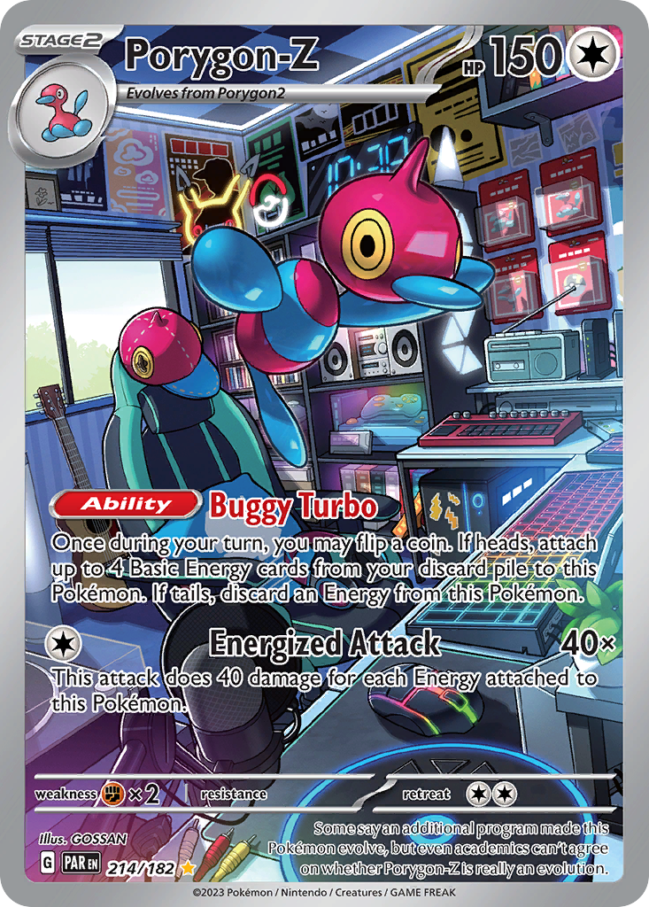 Porygon-Z 214/182 Illustration Rare | Paradox Rift | Pokemon Card