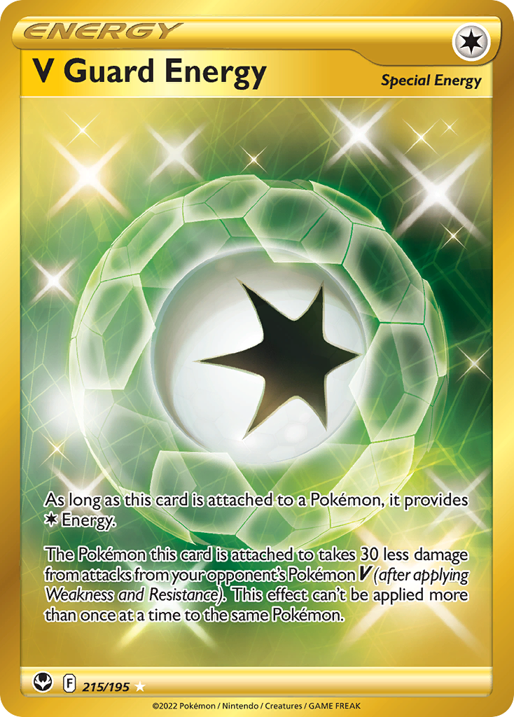 V Guard Energy 215/195 Rare Secret | Silver Tempest | Pokemon Card