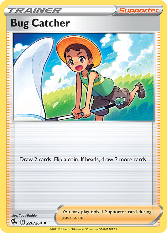 Bug Catcher 226/264 Uncommon | Fusion Strike | Pokemon Card