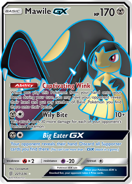 Mawile-GX 227/236 Rare Ultra | Unified Minds | Pokemon Card