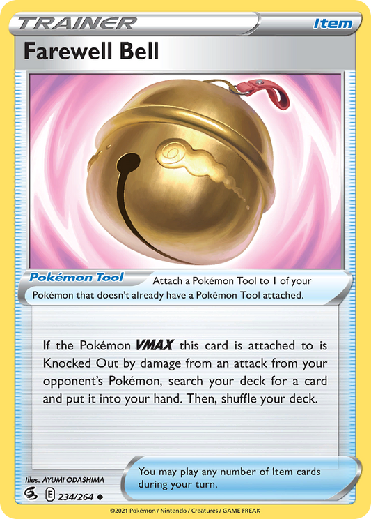 Farewell Bell 234/264 Uncommon | Fusion Strike | Pokemon Card