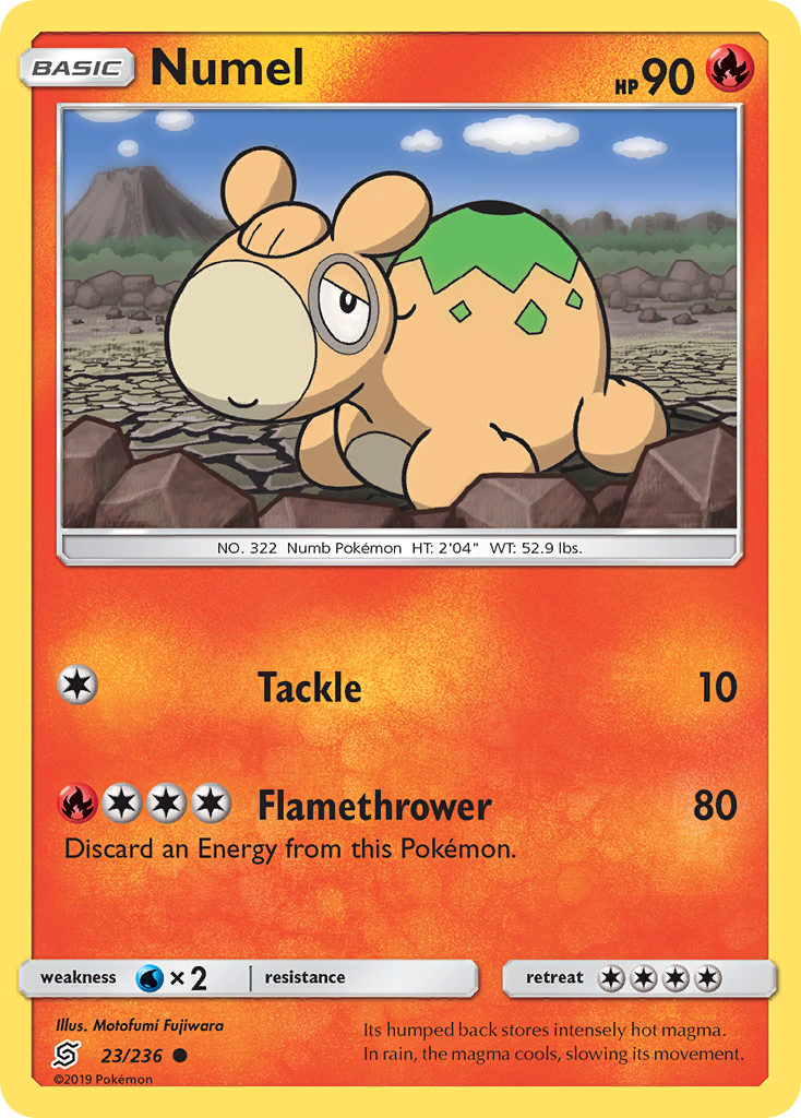 Numel 23/236 Common | Unified Minds | Pokemon Card