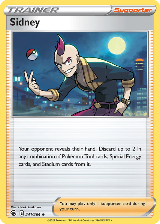 Sidney 241/264 Uncommon | Fusion Strike | Pokemon Card