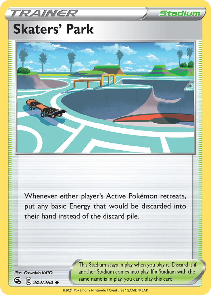 Skaters' Park 242/264 Uncommon | Fusion Strike | Pokemon Card