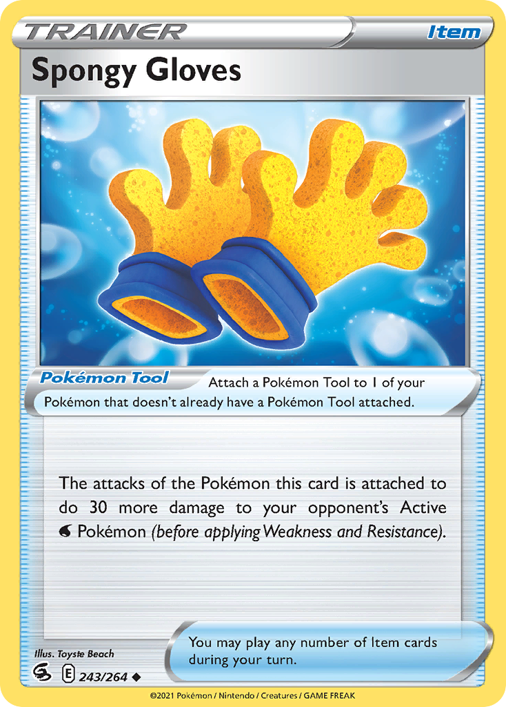 Spongy Gloves 243/264 Uncommon | Fusion Strike | Pokemon Card