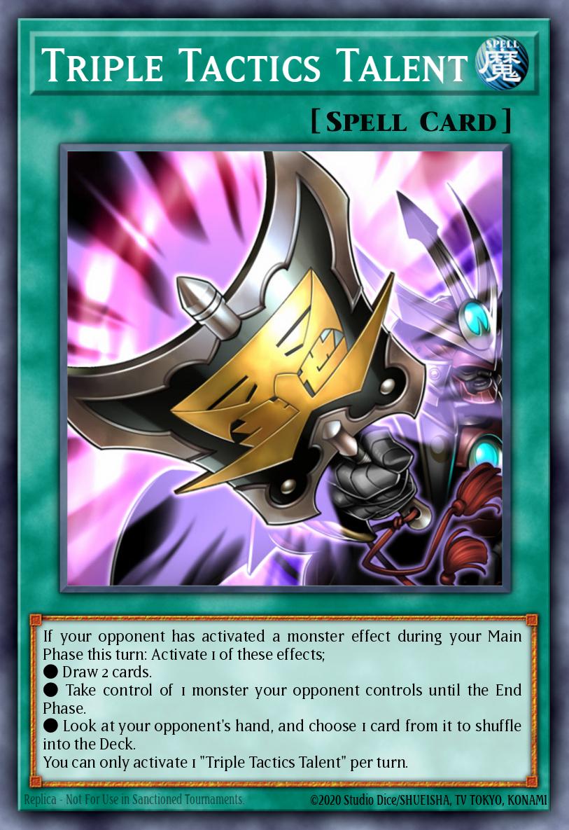 Triple Tactics Talent - RA01-EN063 Ultra Rare | Yu-Gi-Oh! Card