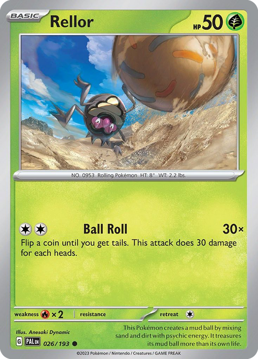 Rellor 26/193 Common | Paldea Evolved | Pokemon Card