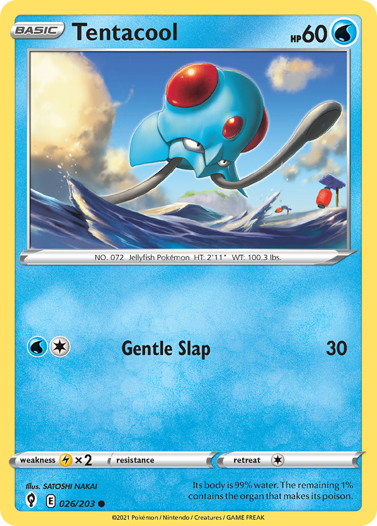 Tentacool 26/203 Common | Evolving Skies | Pokemon Card