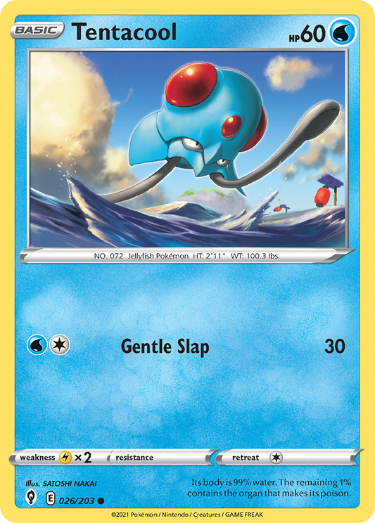 Tentacool 26/203 Common | Evolving Skies | Pokemon Card