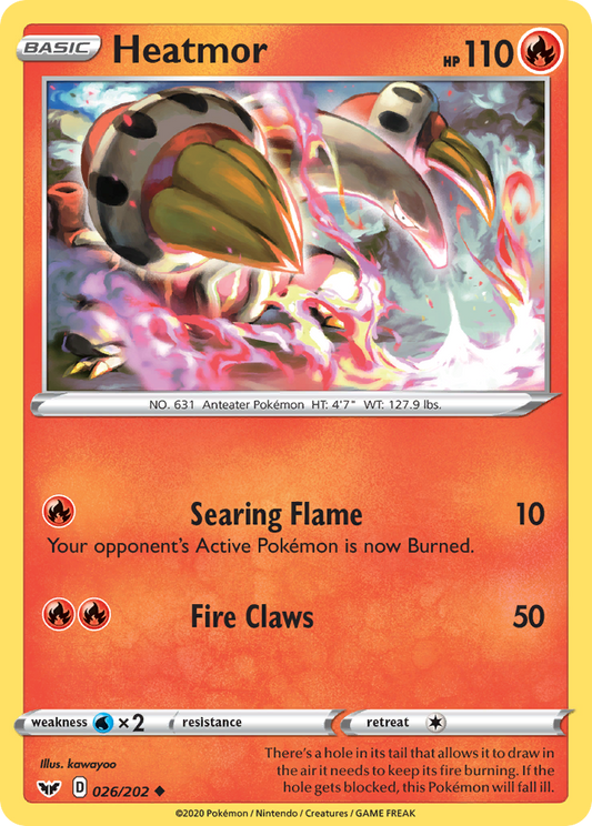 Heatmor 26/202 Uncommon | Sword & Shield | Pokemon Card