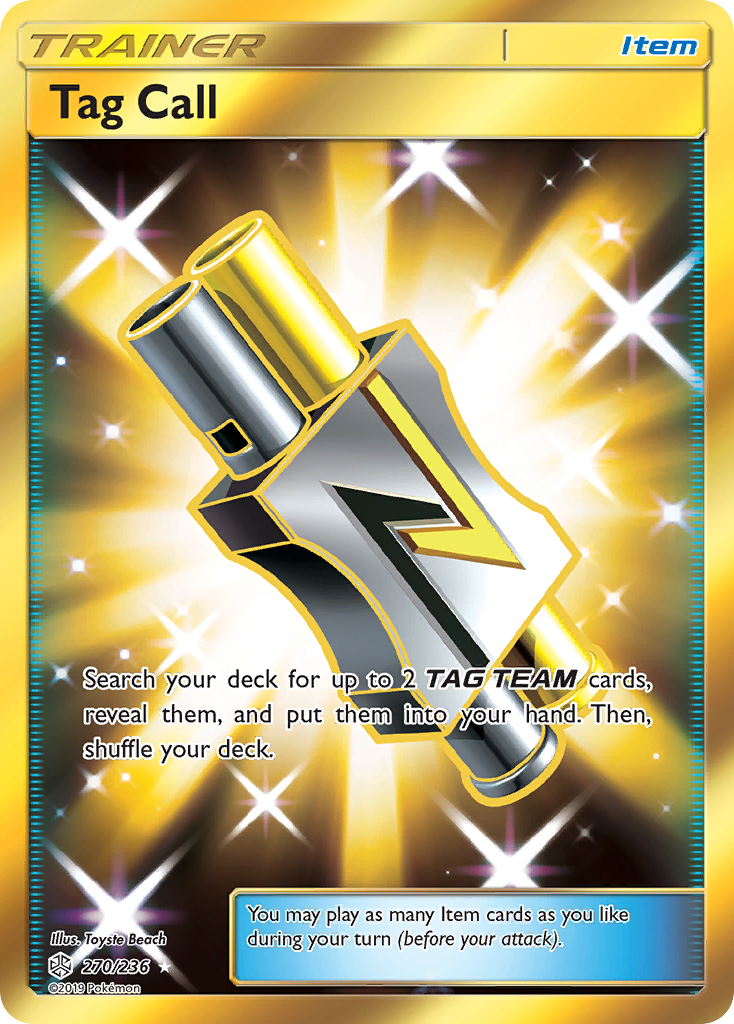 Tag Call 270/236 Rare Secret | Cosmic Eclipse | Pokemon Card