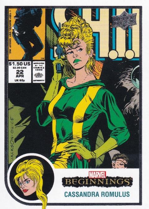 Cassandra Romulus #126 | Marvel Beginnings Vol2 S1 | Trading Card