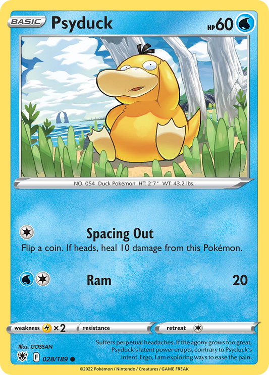 Psyduck 28/189 Common | Astral Radiance | Pokemon Card