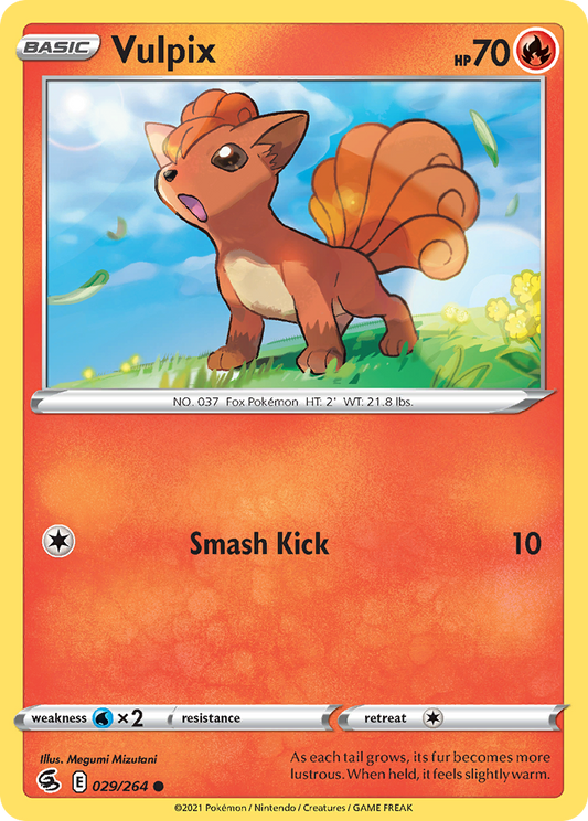 Vulpix 29/264 Common | Fusion Strike | Pokemon Card