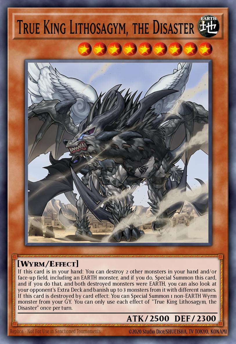 True King Lithosagym, the Disaster - TOCH-EN038 Rare | Yu-Gi-Oh! Card