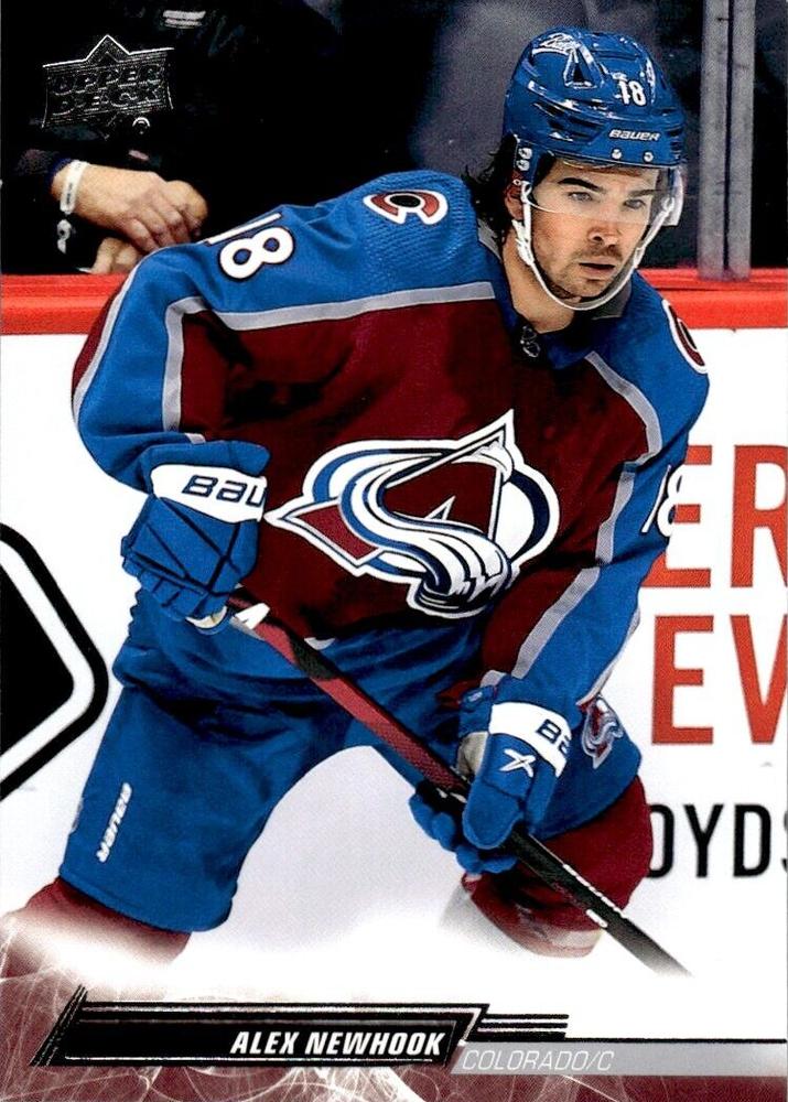 Alex Newhook #50 Colorado Avalanche | 2022-23 Upper Deck | NHL Trading Card