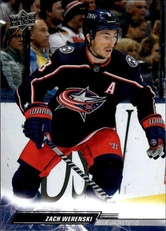 Zach Werenski #57 Columbus Blue Jackets | 2022-23 Upper Deck | NHL Trading Card