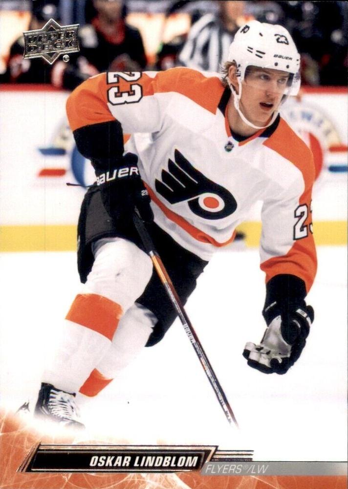 Oskar Lindblom #135 Philadelphia Flyers | 2022-23 Upper Deck | NHL Tra ...