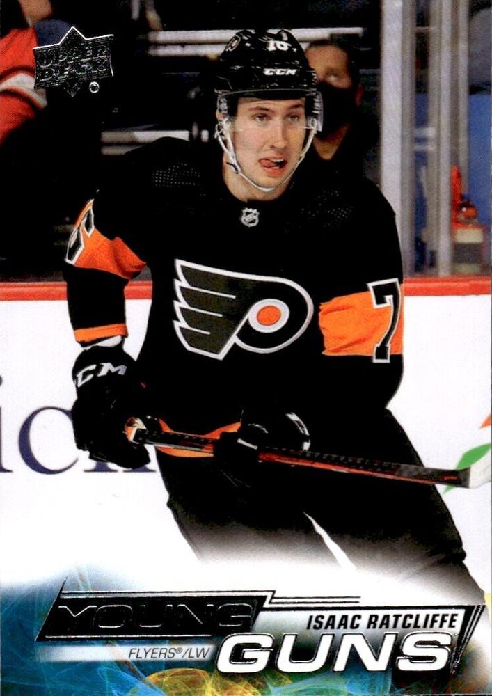 Isaac Ratcliffe YG, RC #240 Philadelphia Flyers | 2022-23 Upper Deck ...