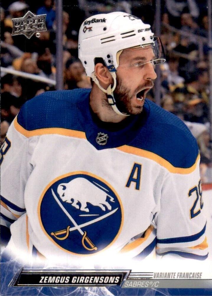 Zemgus Girgensons #274 Buffalo Sabres | 2022-23 Upper Deck | NHL Trading Card