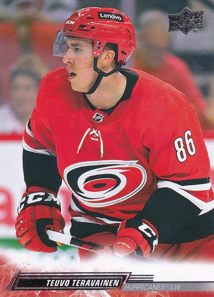 Teuvo Teravainen #284 Carolina Hurricanes | 2022-23 Upper Deck | NHL C ...