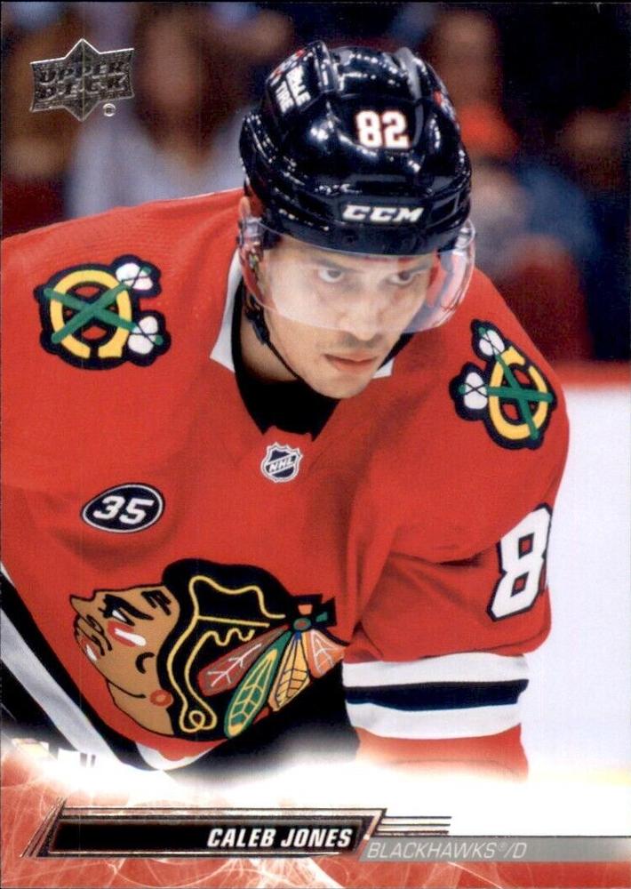 Caleb Jones #294 Chicago Blackhawks | 2022-23 Upper Deck | NHL Trading Card