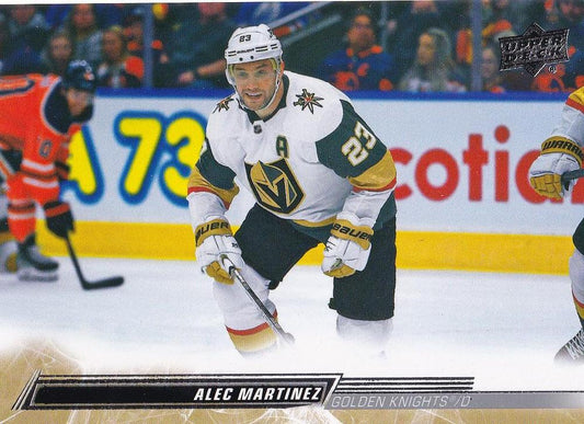 Alec Martinez #432 Vegas Golden Knights | 2022-23 Upper Deck | NHL Trading Card