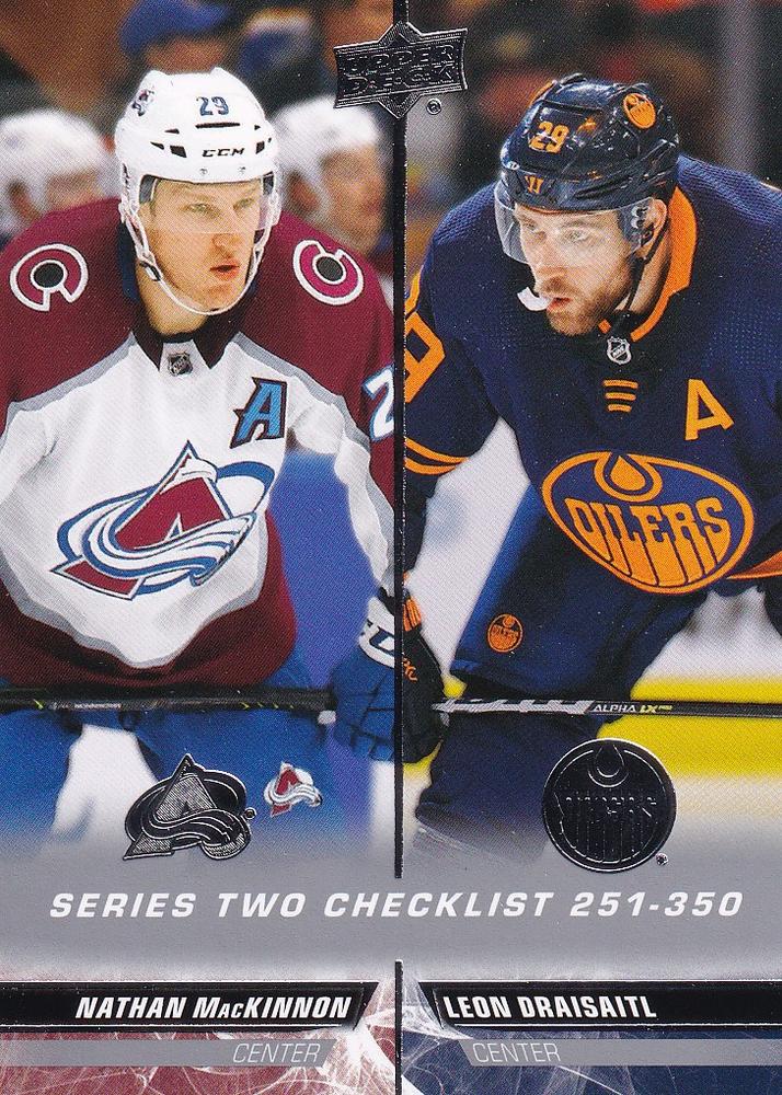 Nathan MacKinnon / Leon Draisaitl CL #449 Colorado Avalanche / Edmonto ...