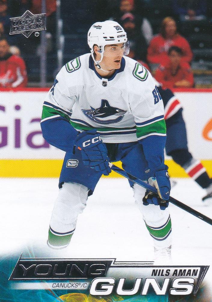 Nils Aman 
YG, RC #454 Vancouver Canucks | 2022-23 Upper Deck | NHL Card