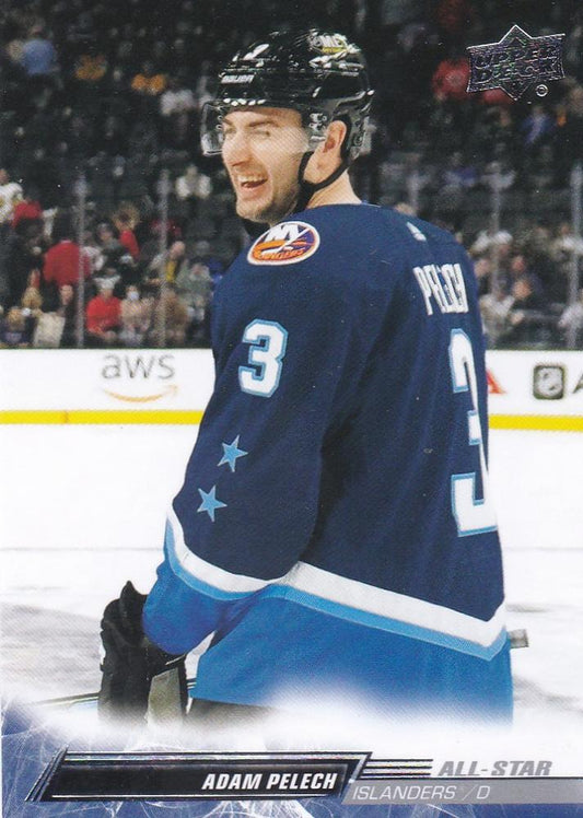 Adam Pelech 
AS #680 New York Islanders | 2022-23 Upper Deck | NHL Trading Card