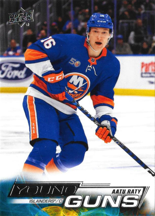 Aatu Raty 
YG, RC #728 New York Islanders | 2022-23 Upper Deck | NHL Card