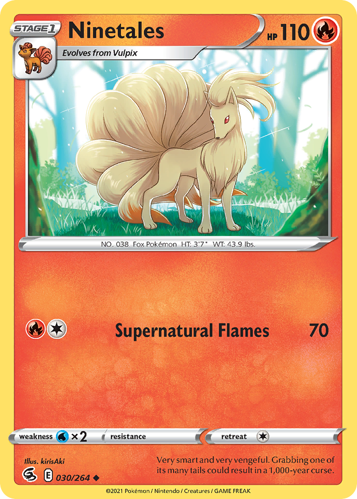 Ninetales 30/264 Uncommon | Fusion Strike | Pokemon Card